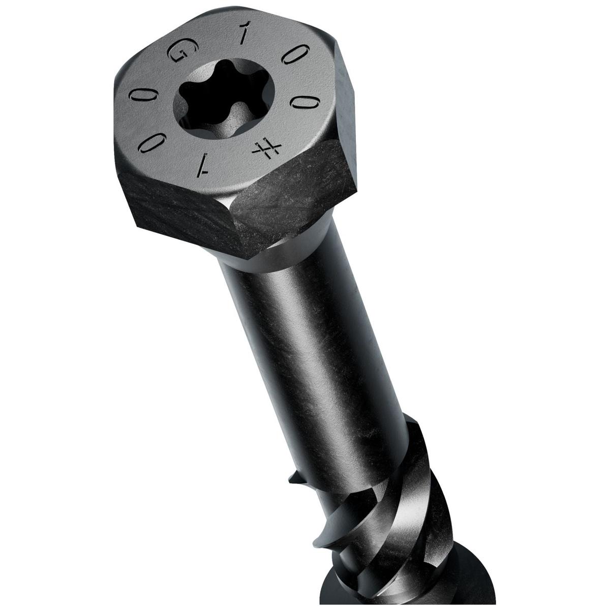 Simpson Strong-Tie SDHR12X100 Strong-Drive SDHR COMBO-HEAD Screw, 12 mm x 100 mm, Black E-Coat, 100-Pack