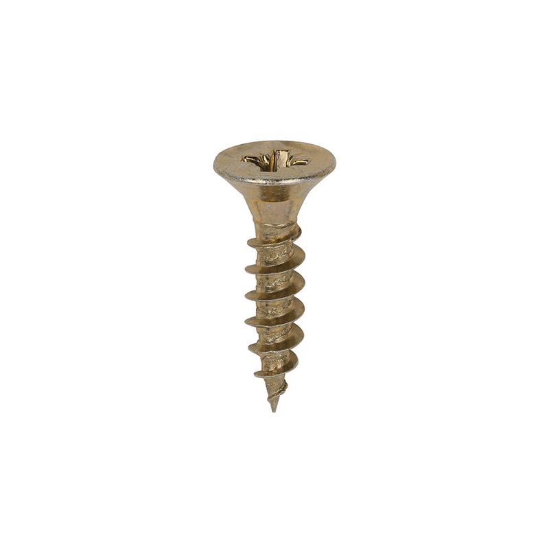 TIMCO Classic Multi-Purpose Screws – PZ – Double Countersunk – Yellow – 4.5 x 20 – 200 Pieces Box