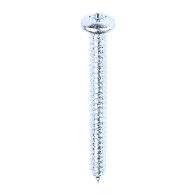 TIMCO Self-Tapping Screws – PZ – Pan – Zinc – 10 x 2 – 200 Pieces Box