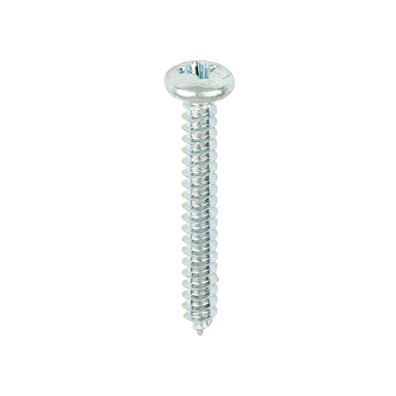 TIMCO Self-Tapping Screws – PZ – Pan – Zinc – 8 x 1 1/4 – 200 Pieces Box