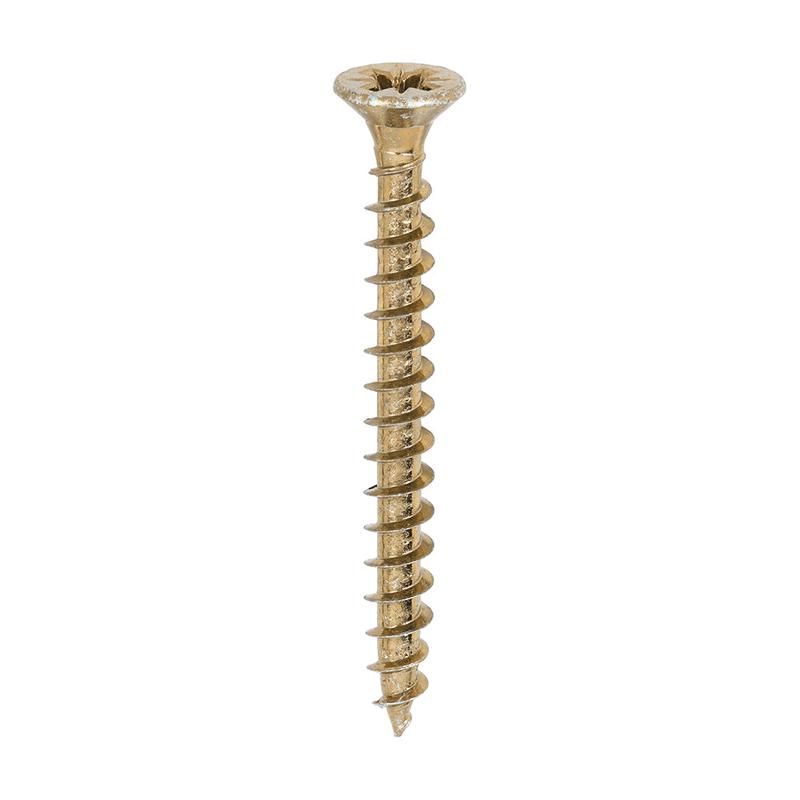 TIMCO Solo Chipboard & Woodscrews – PZ – Double Countersunk – Yellow – 6.0 x 60 – 200 Pieces Box