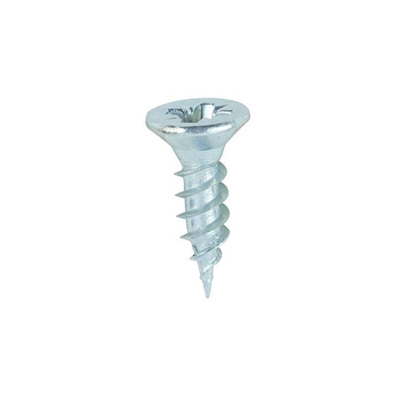 TIMCO Twin-Threaded Woodscrews – PZ – Double Countersunk – Zinc – 6 x 1/2 – 200 Pieces Box