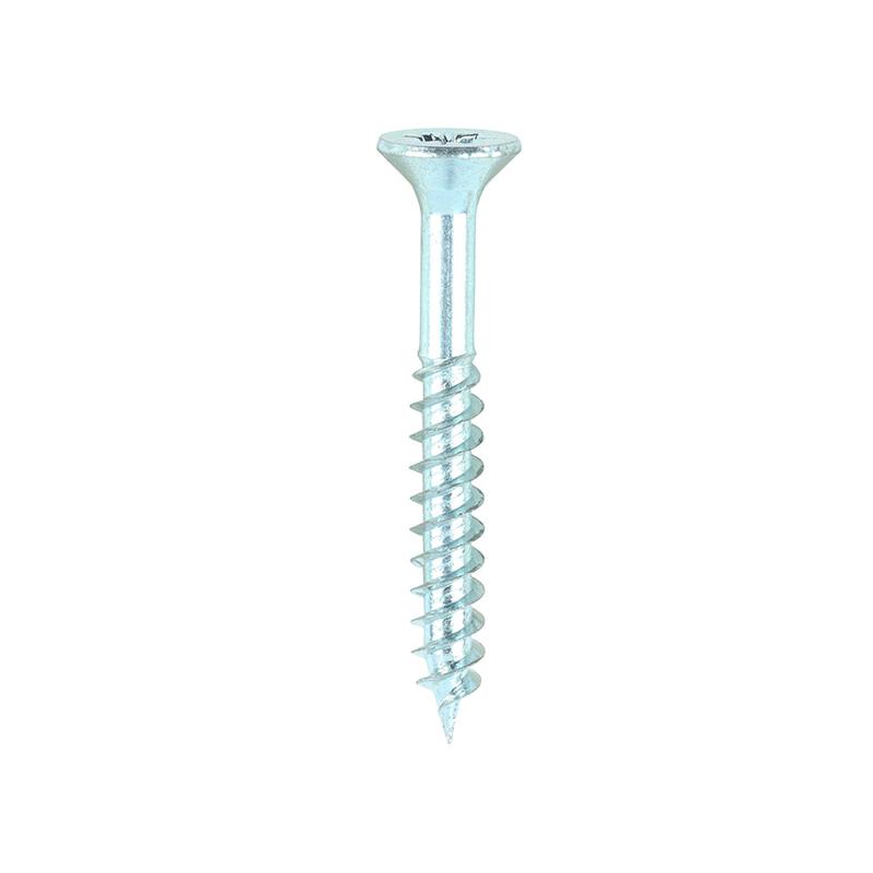 TIMCO Twin-Threaded Woodscrews – PZ – Double Countersunk – Zinc – 7 x 1 1/4 – 200 Pieces Box