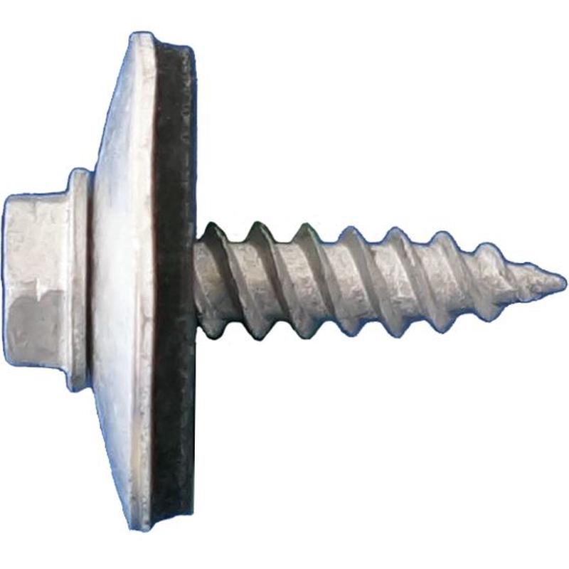 DAGGERZ NEOASMCT08034 8 x 3/4 Hex Washer Head Sheet Metal Screws W/ 3/4″ OD Aluminum Washer Dagger-Guard Coating 3000 PCS