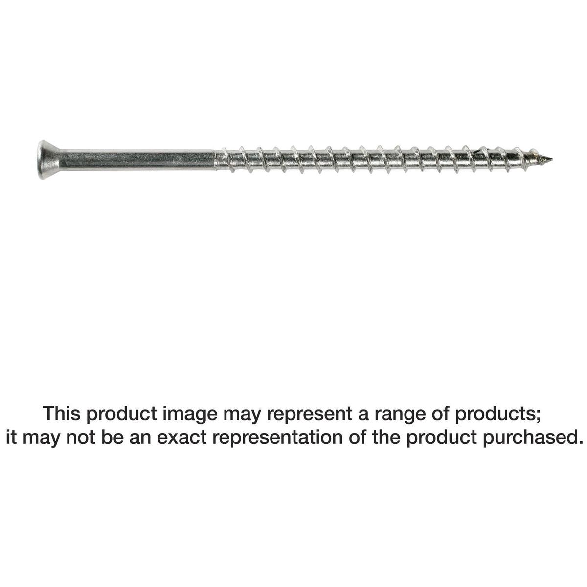 Simpson Strong-Tie S07225FT5WH01 Trim-Head Screw, 6-Lobe Drive, #7 x 2-1/4-in. T15 Type 305, White 01, 5-lb.