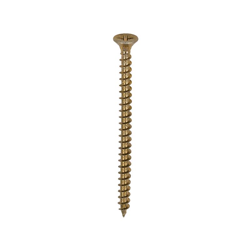 TIMCO Solo Chipboard & Woodscrews - PZ - Double Countersunk - Yellow - 4.0 x 60 - 200 Pieces Box