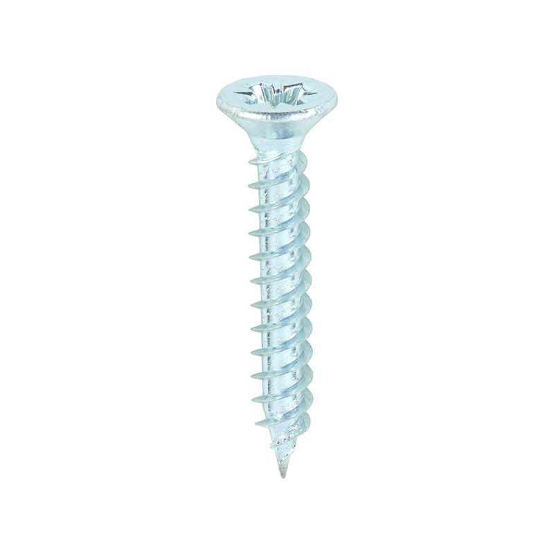 TIMCO Solo Chipboard & Woodscrews - PZ - Double Countersunk - Zinc - 3.0 x 20 - 200 Pieces Box