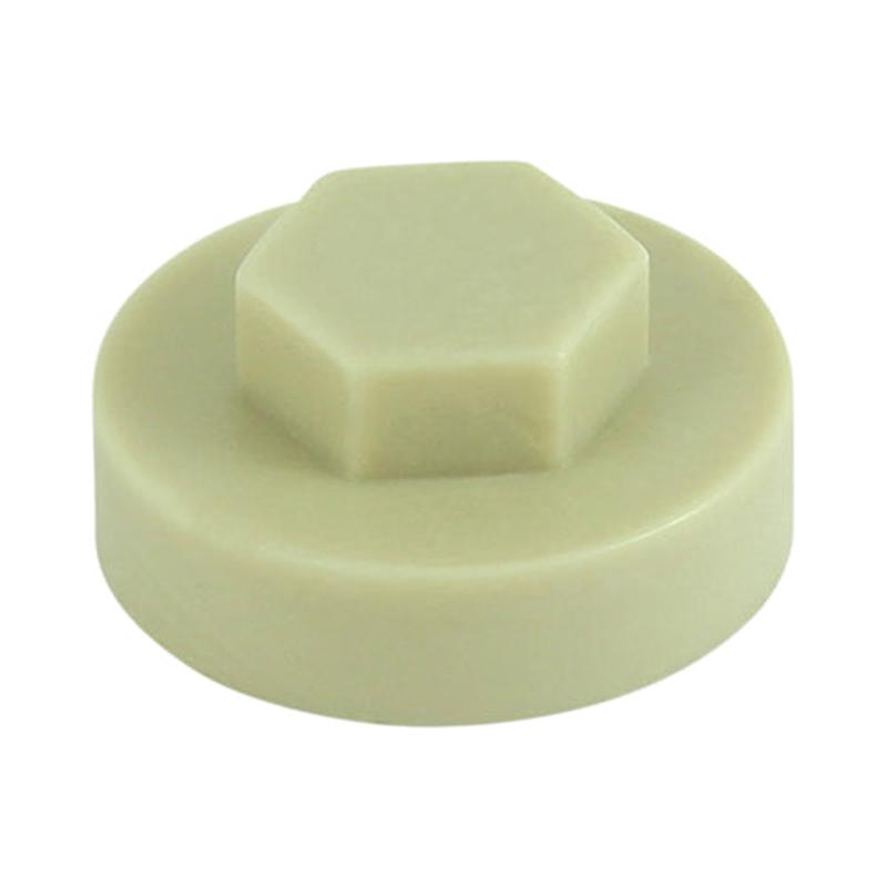 TIMCO Hex Head Cover Caps - Mushroom - 19mm - 1000 Pieces Bag