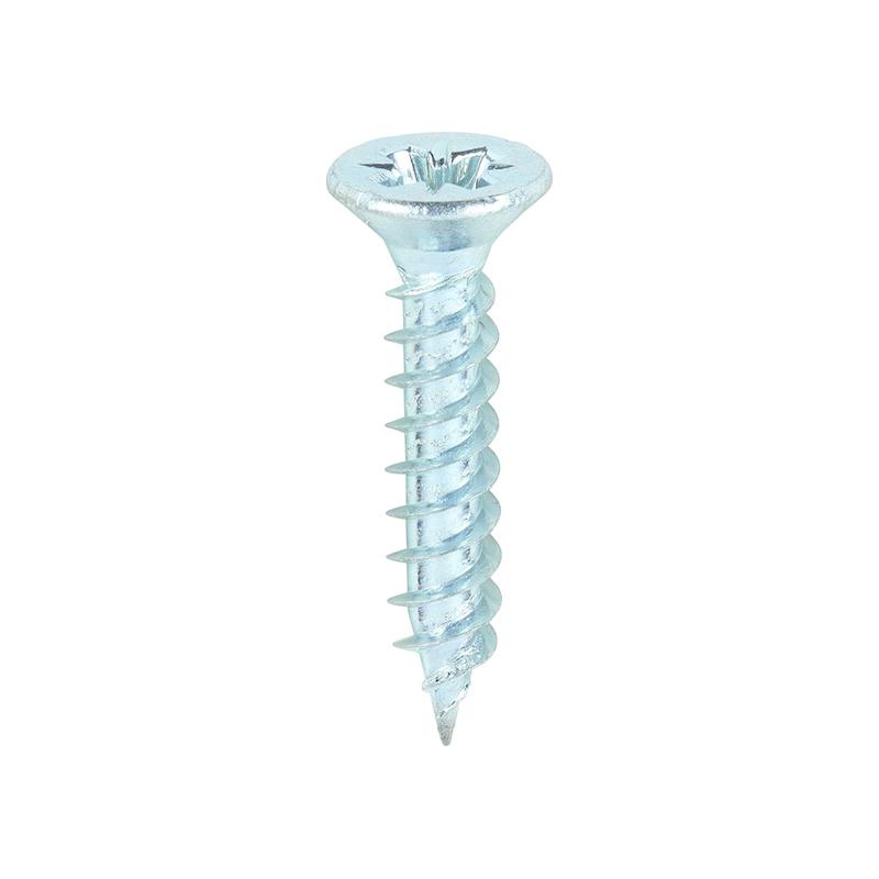 TIMCO Twin-Threaded Woodscrews - PZ - Double Countersunk - Zinc - 6 x 3/4 - 200 Pieces Box
