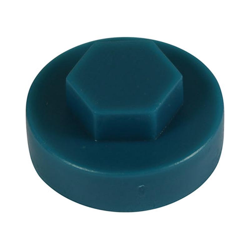 TIMCO Hex Head Cover Caps - Ocean Blue - 19mm - 1000 Pieces Bag