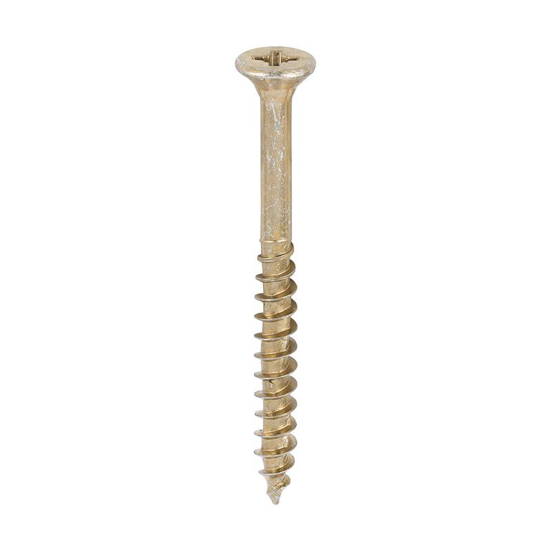 TIMCO Velocity Premium Multi-Use Screws - PZ - Double Countersunk - Yellow - 4.5 x 50 - 200 Pieces Box