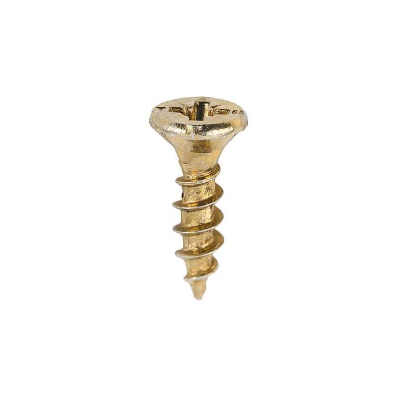 TIMCO Velocity Premium Multi-Use Screws - PZ - Double Countersunk - Yellow - 4.0 x 16 - 200 Pieces Box