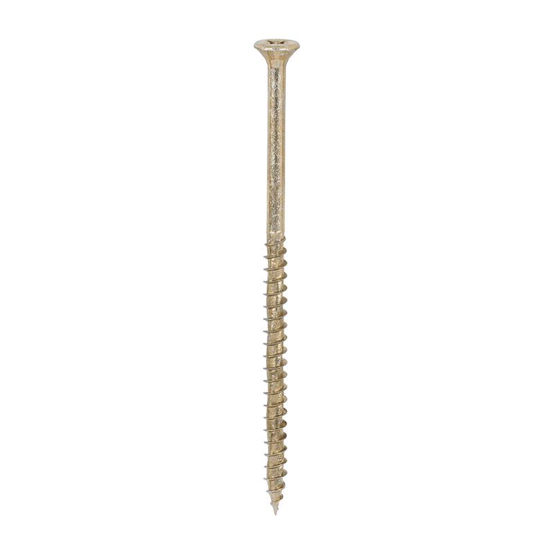 TIMCO Velocity Premium Multi-Use Screws - PZ - Double Countersunk - Yellow - 5.0 x 100 - 300 Pieces Tub