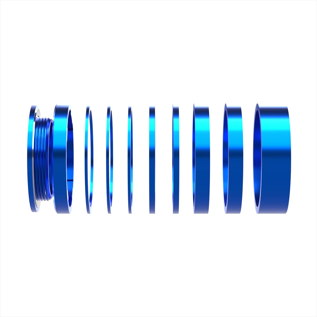 SOLO-HG Single Speed Conversion Kit for HG Style Hubs - Blue