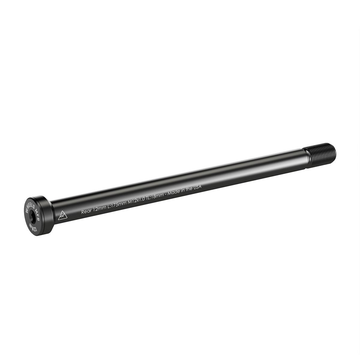 Rear Thru Axle 12mm x 175 Length x 1.0 Thread Pitch - Conical Washer - Default Title