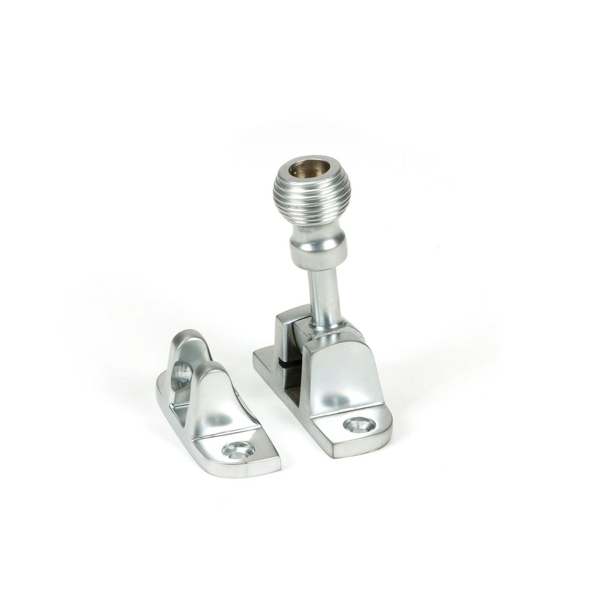 Satin Chrome Beehive Brighton Fastener (Radiused) | From The Anvil