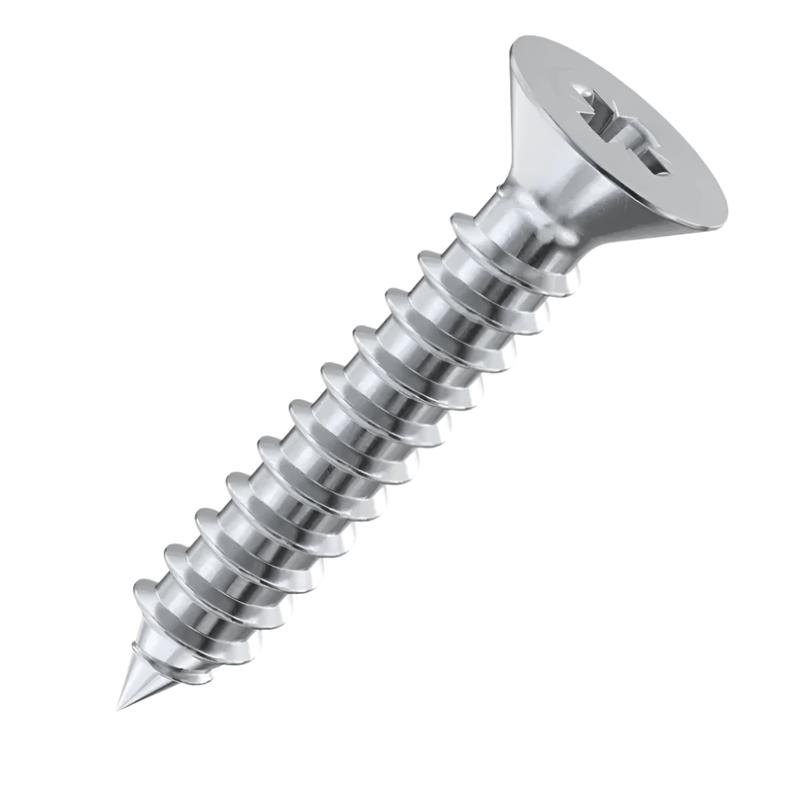 Wadfow 150 Pieces Countersunk Head Selftapping Screw 4.8x50mm - WXSC947