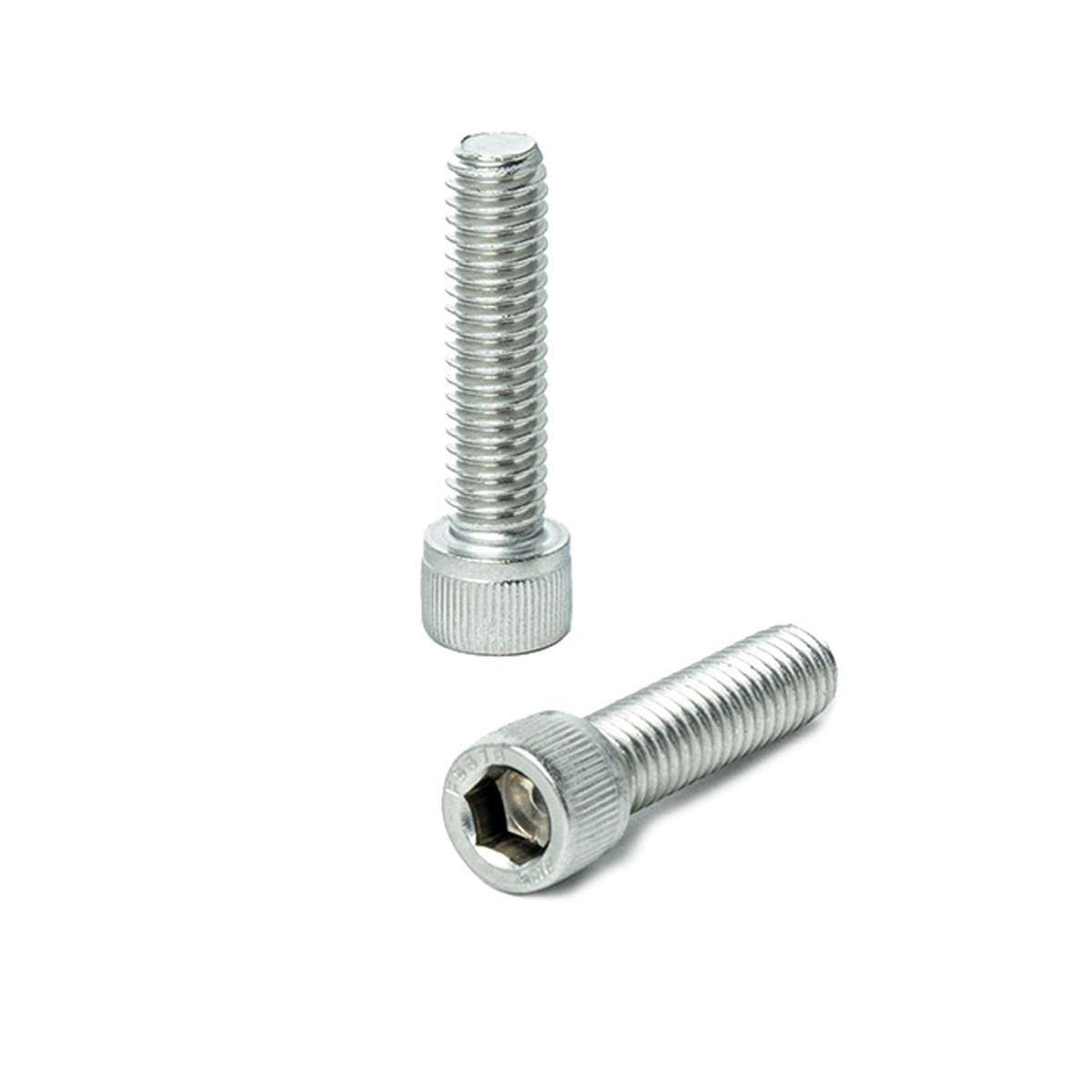 5/16 x 1-1/4" Socket Head Cap Screws, Full Thread, Allen Socket Drive, Stainless Steel 18-8, Bright Finish, Qty 10