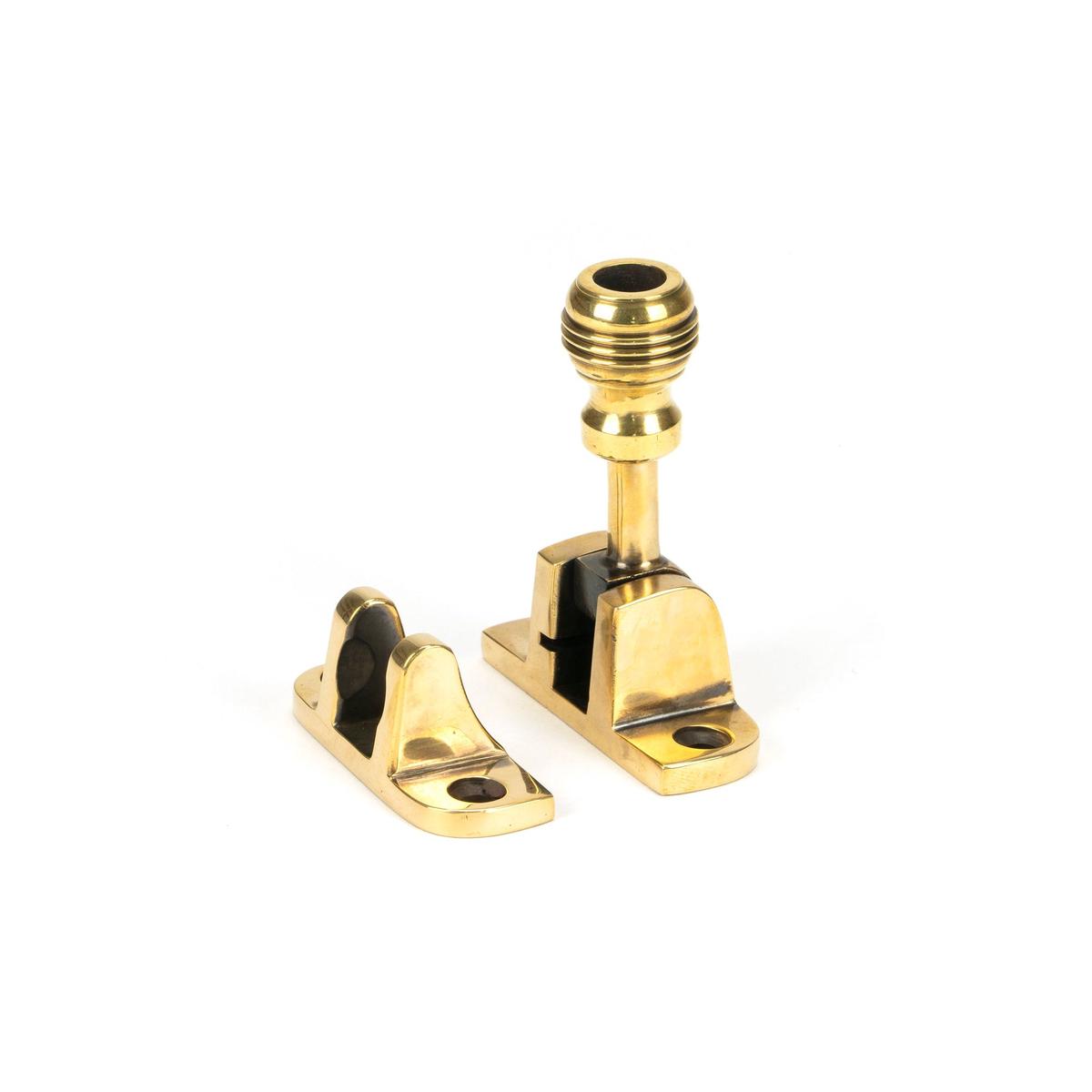 Aged Brass Prestbury Brighton Fastener (Radiused) | From The Anvil