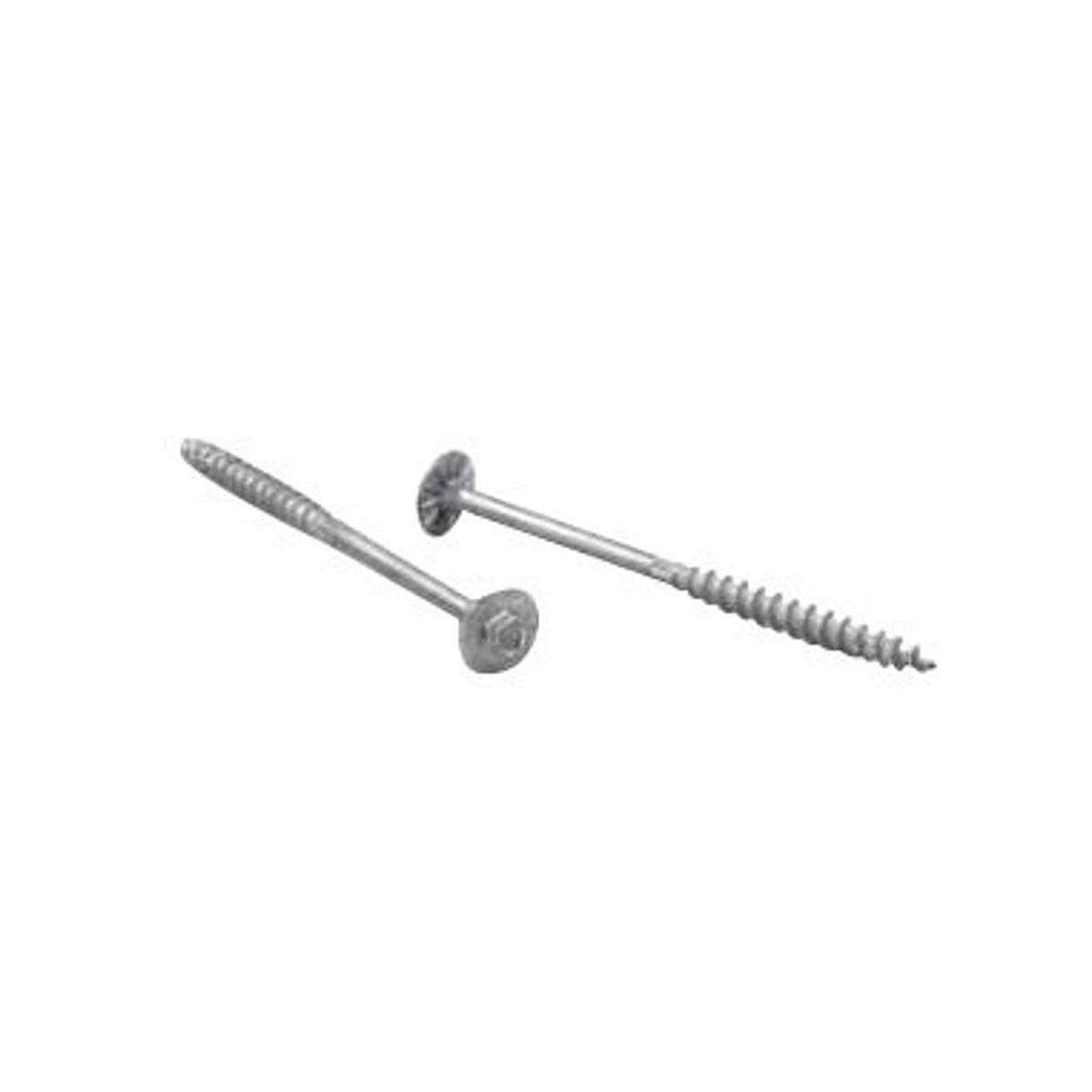 Simpson Strong-Tie Strong-Drive SDWH Series SDWH27600GR30 Screw, 6 in L, Serrated Thread, Hex Drive
