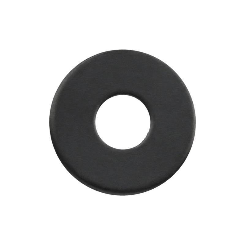 1/2" Black, Washer, Steel - 24 pk