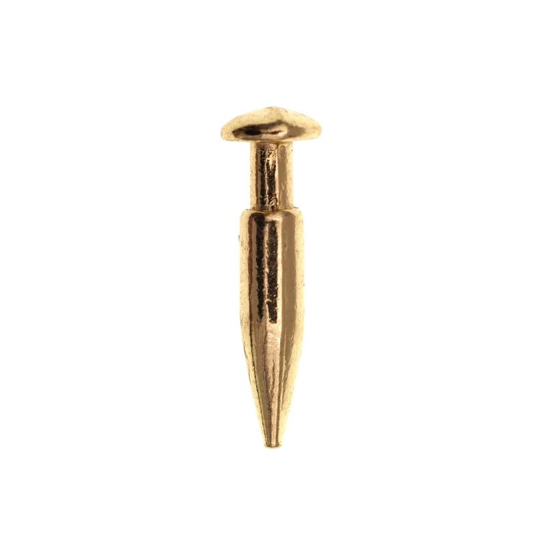 4mm Brass, Snapper Rivet, Zinc Alloy