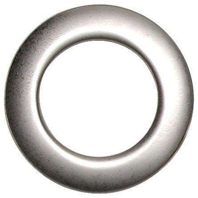 7/8" Shiny Nickel, Force Fit Eyelet, Zinc Alloy