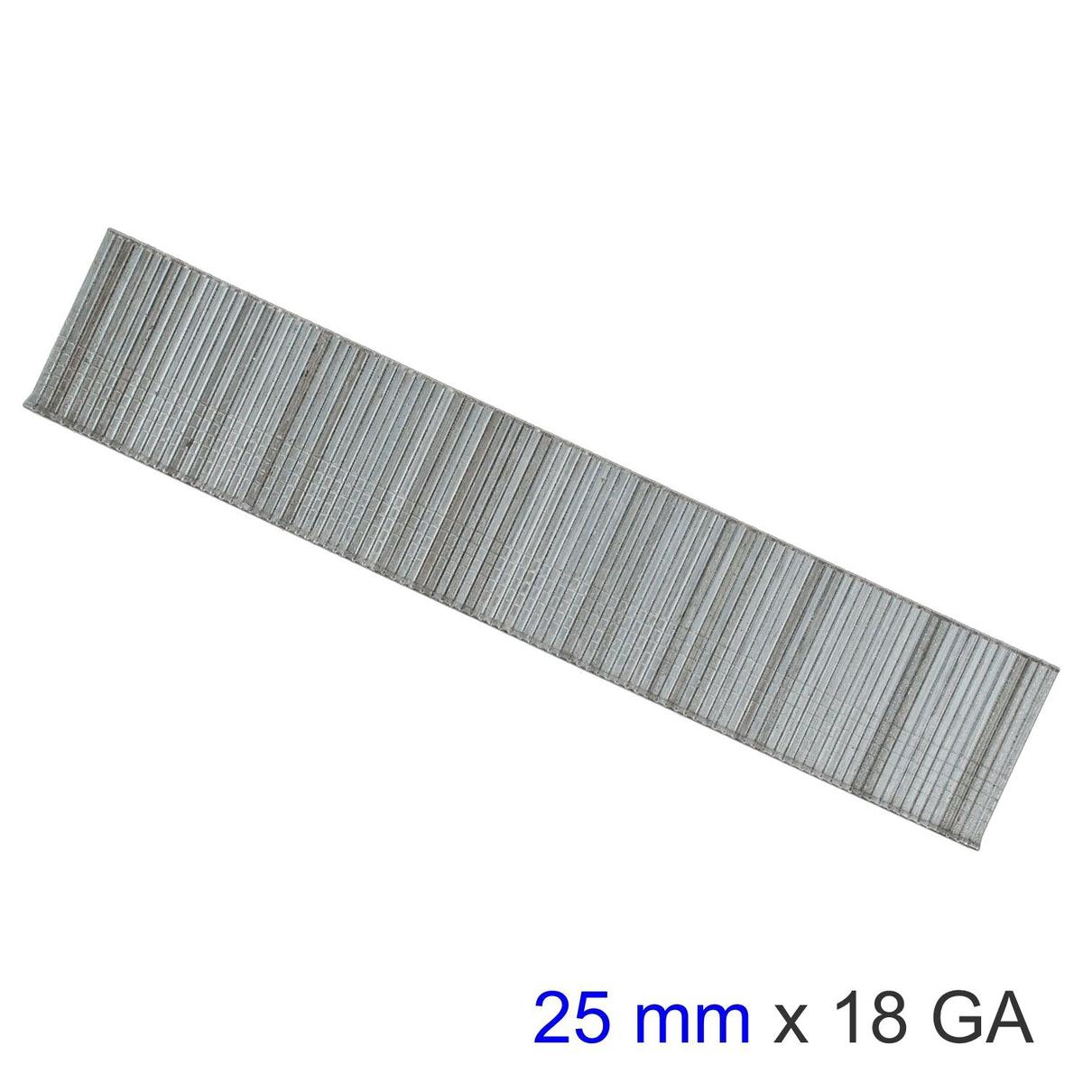 Aircraft Brad Nail 18 G 25 Mm (5000) For At0001
