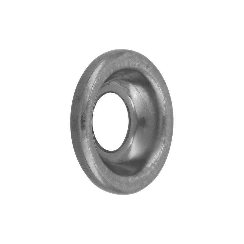 7/16" Gunmetal, Convex Washer, Steel - 24 pk