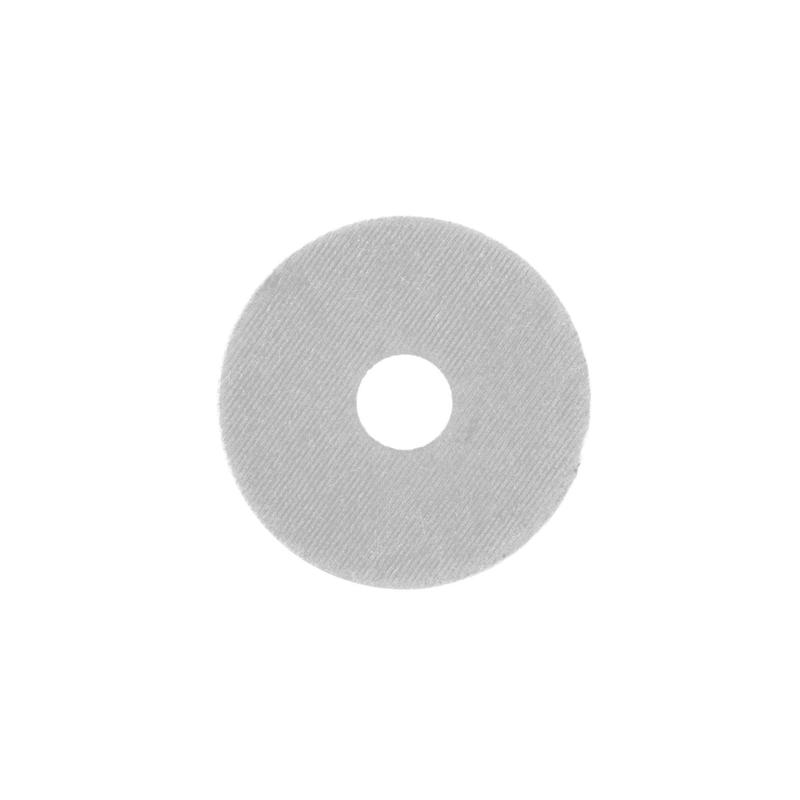 1/4" Nickel, 19mm Diameter Washer, Steel, 12 pack