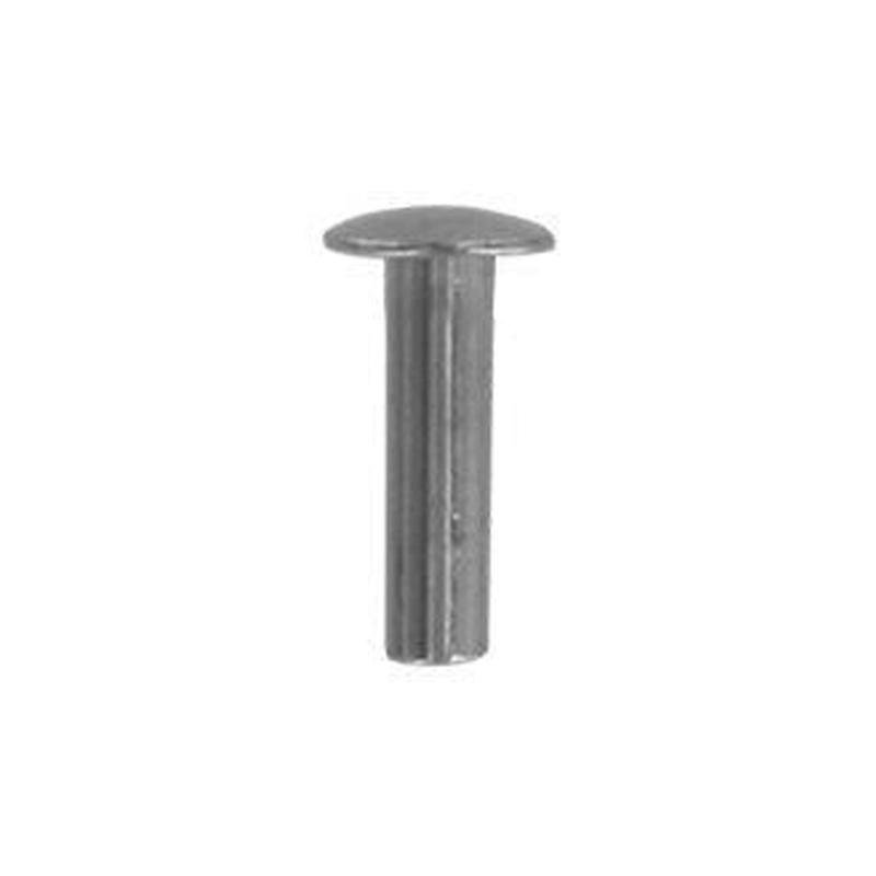 12/16" Nickel, Tubular Rivet, Steel - 24 pk