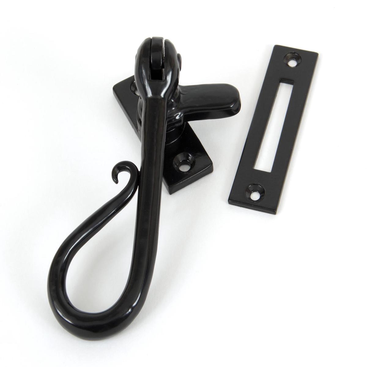 Shepherds Crook Fastener - Black