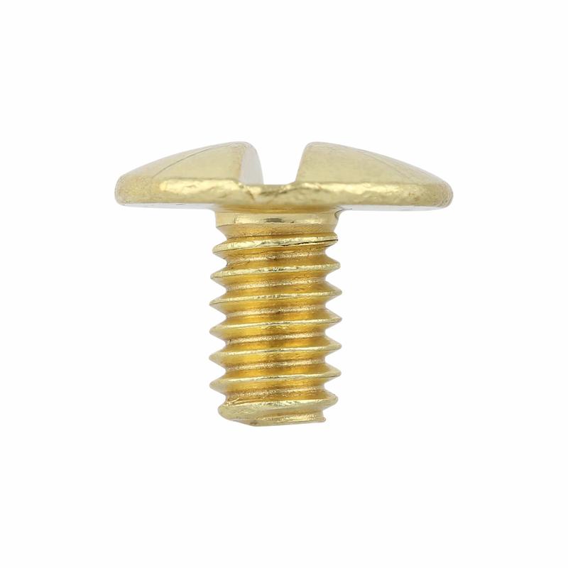 1/4" Brass, Screw Only, Solid Brass PK10