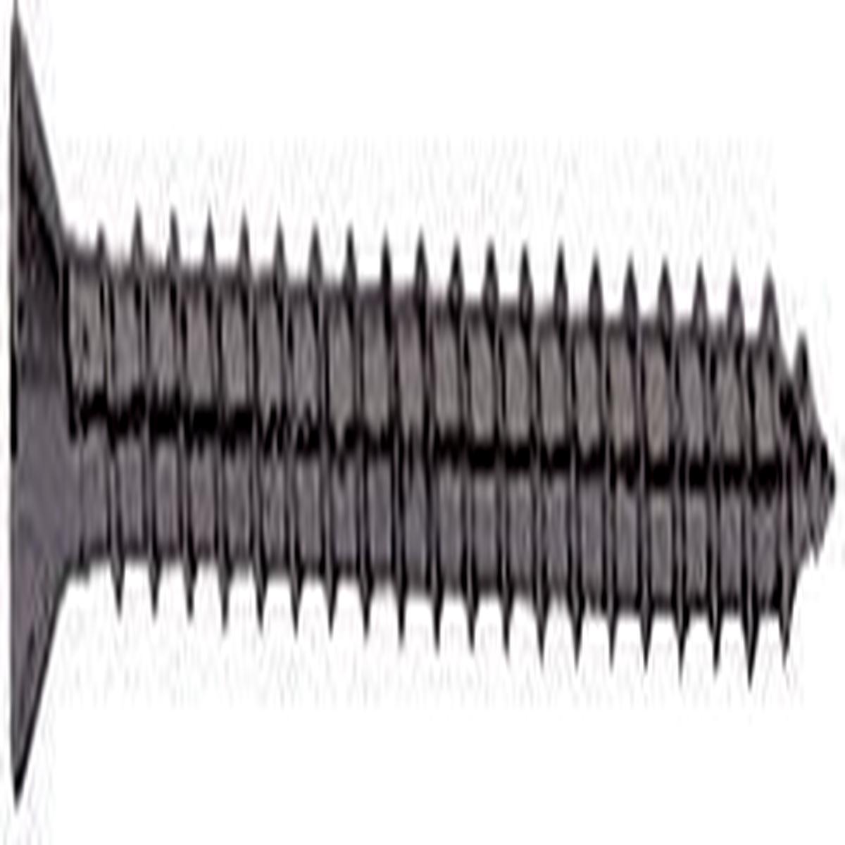 10 x 2" Wall Mounting Flat Head Phillips Sheet Metal Screws - Gun Metal