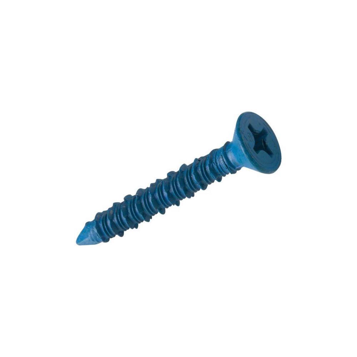 2700 EMC Fasteners & Tools 3/16 X 1-1/4" Tapcon Concrete Screws - 100 Count