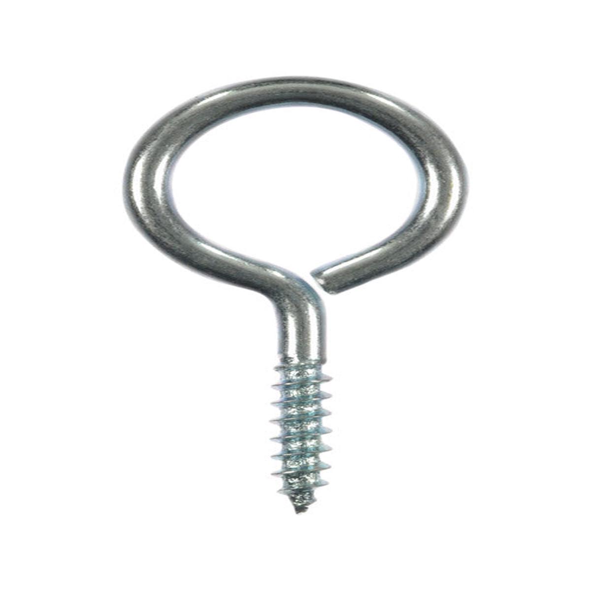 Ace 3/32 in. D X 1-1/16 in. L Zinc-Plated Steel Screw Eye 8 lb. cap. 12 pk