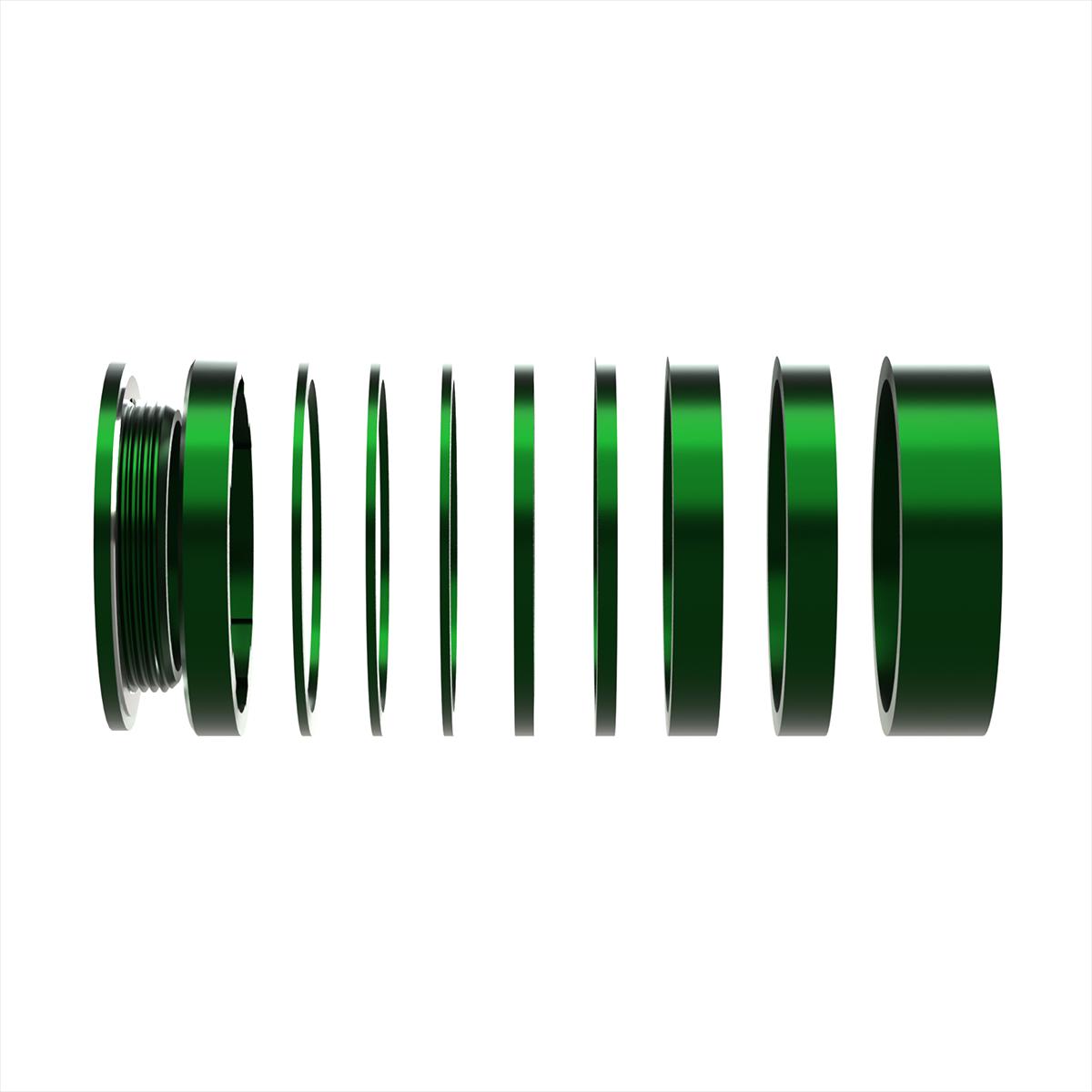 SOLO-HG Single Speed Conversion Kit for HG Style Hubs - Green