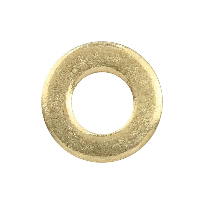 3/8" Brass, 1/4" Inside Diameter Washer, Steel, 24-pack