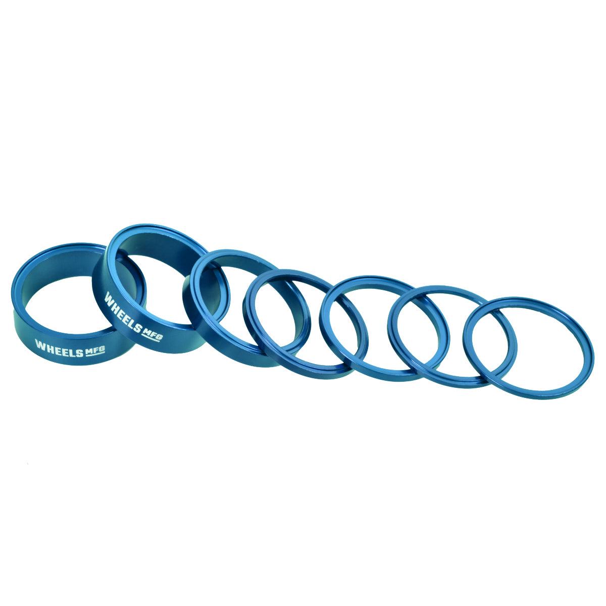 StackRight Aluminum Headset Spacer Pack - Teal - Default Title