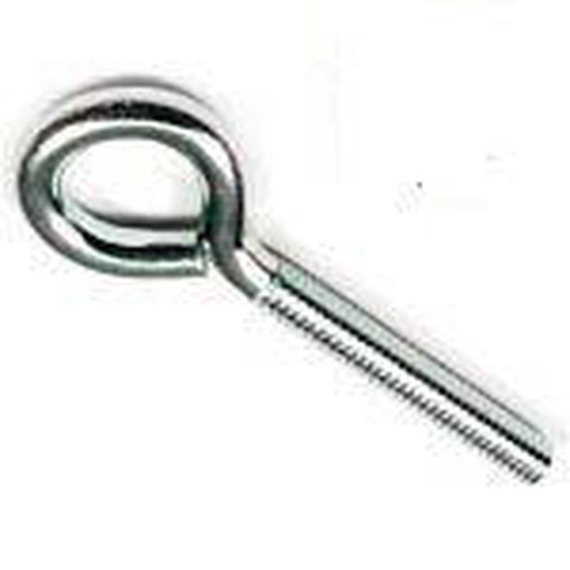 [10 PKG] Eye Bolts Commercial Wire Machine Screw Threads Zinc Plated 1/2 X 10