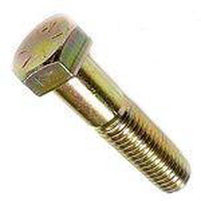 [100 PKG] Hex Head Cap Screws Grade 8 Steel Zinc Yellow Bake Fine Thread (USA Made) 3/8-24 x 2 1/2