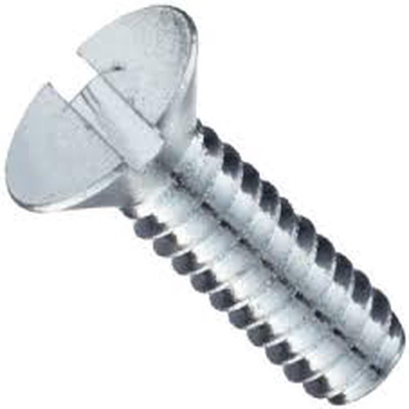 [10 PKG] Machine Screws Slotted Flat 316 Stainless 5/8-11 X 3