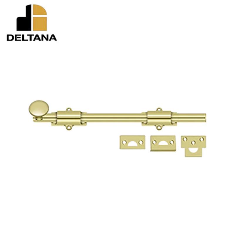 Deltana - 12" Surface Bolt - Heavy Duty - Optional Finish