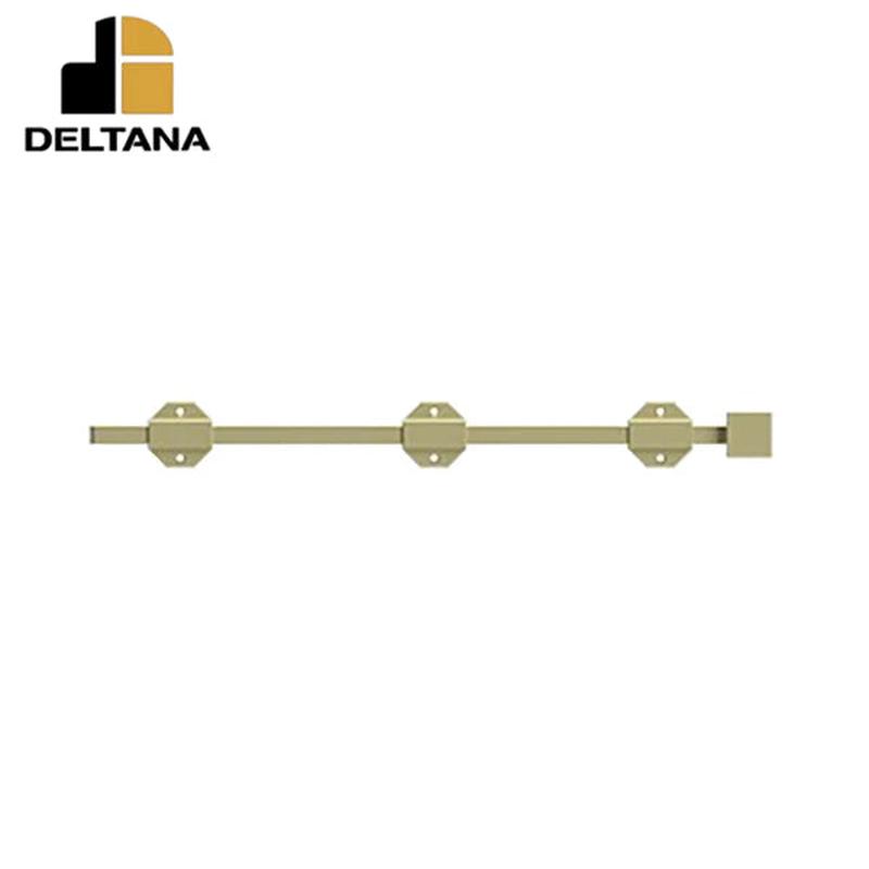 Deltana - 18" Modern Surface Bolt - Heavy Duty - Solid Brass - Optional Finish