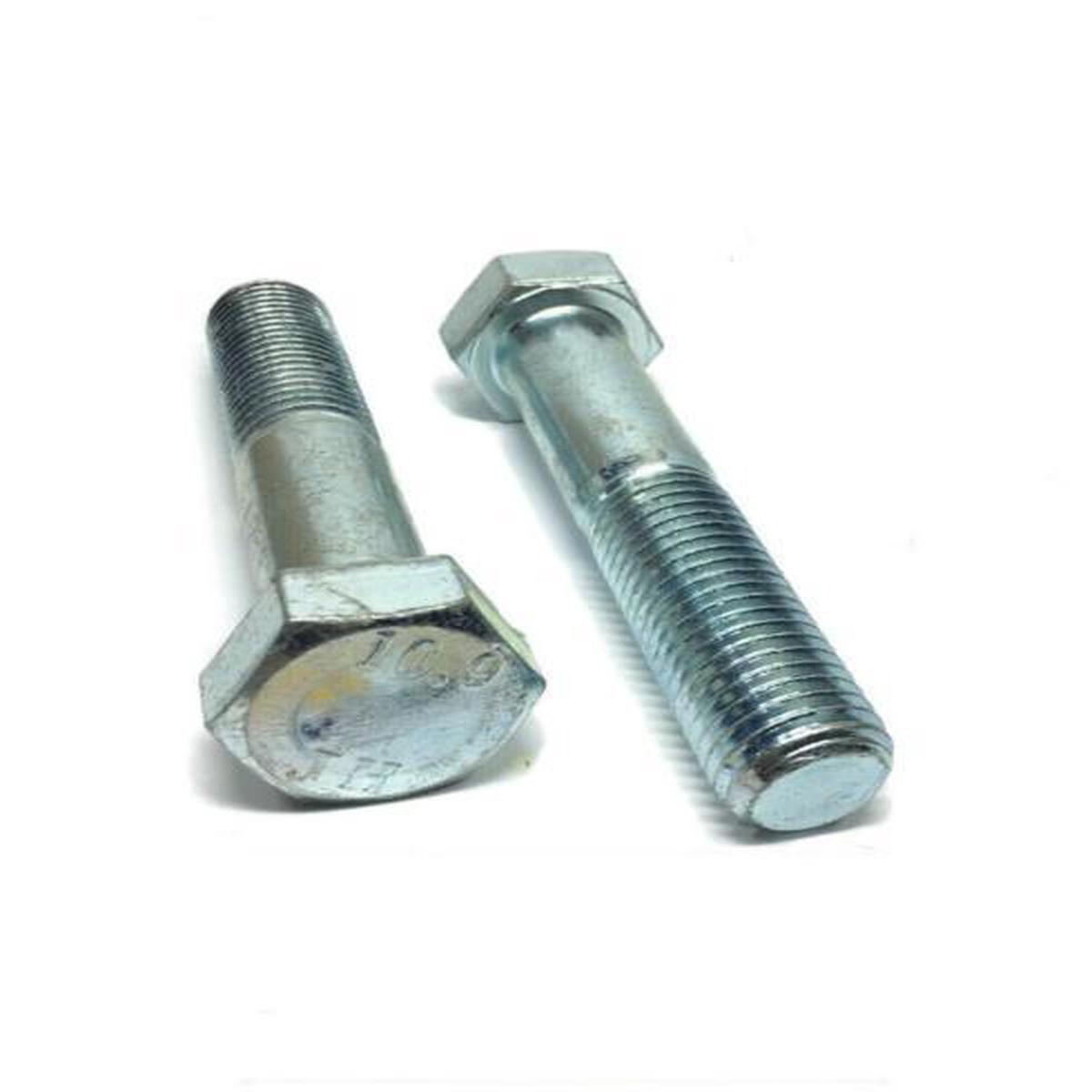 M8-1.25 x 150mm Hex Bolt Zinc Plated Grade 10.9 Cap Screw Metric