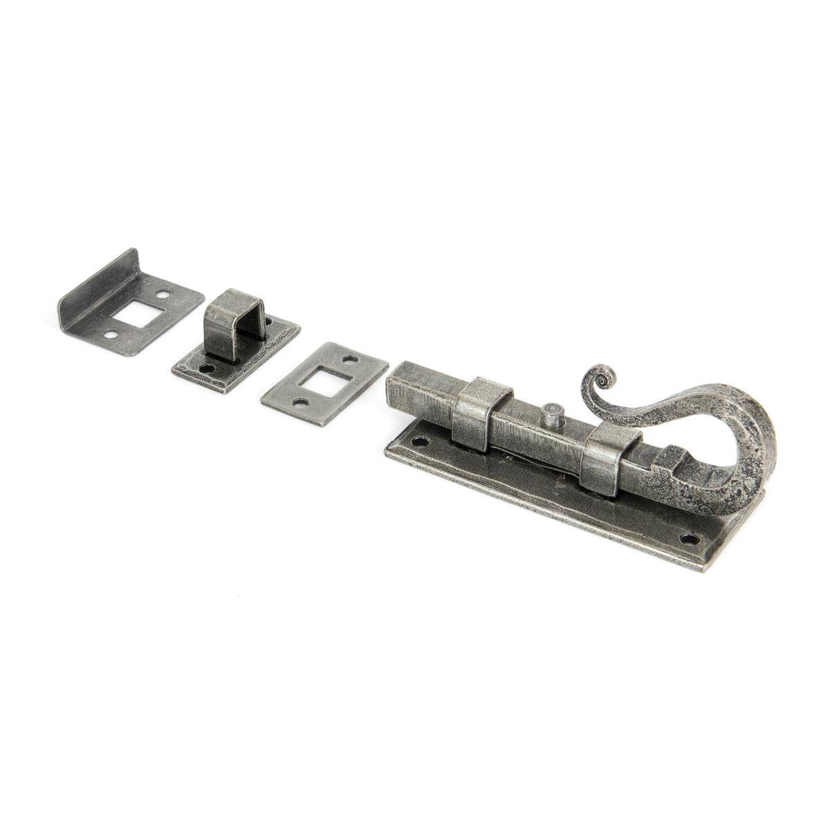 Pewter 4" Shepherd's Crook Universal Bolt | From The Anvil