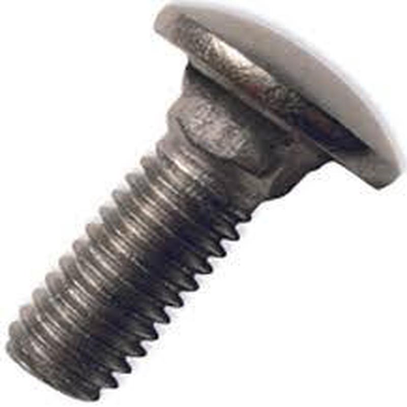 [1 PC] A307 Grade A Steel Hot Dipped Galvanized Coarse Carriage Bolts 5/8-11 x 13