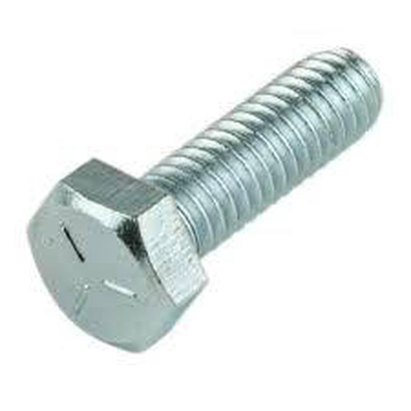 [10 PKG] Grade 8 Zinc Yellow Plated Hex Tap Bolt (Full Thread) 3/4-16 X 4