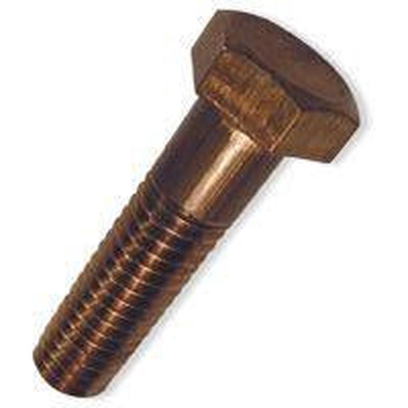 [10 PKG] Hex Head Cap Screws Silicon Bronze  3/8-16 X 5