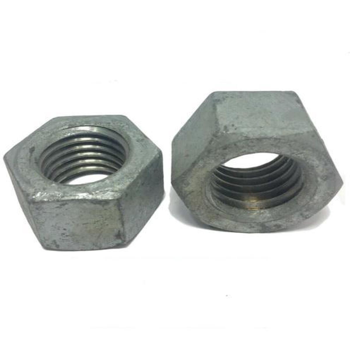 5/8"-11 Low Carbon Grade 2 FInished Hex Nuts Hot Dipped Galvanized